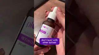 Rules Of Using Retinol | PlumGoodness | YouTubeShorts | Shorts #Skincare #RetinolSerum #Serum