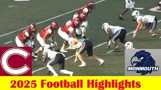 Monmouth vs Colgate Football Game Highlights 8 29 2025