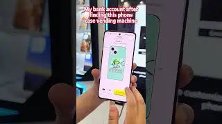 Automatic phone case printer vending machines DIY phone case. #vendingmachine #vending #phonecase