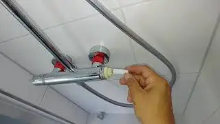 #3 Mischbatterie anbauen. Bad Dusche Armatur Grohe