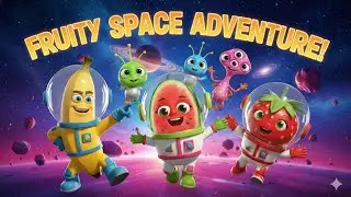 Fruity Space Adventure! 🚀 Space Mission, Aliens & Action | Fun Pop Music for Kids!