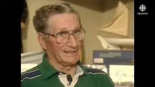 Roland Jomphe au Centre d&rsquo;interpr&eacute;tation de l&rsquo;archipel de Mingan en 2001