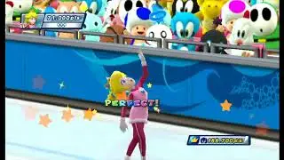 Mario & Sonic at the Olympic Winter Game - Figure Skating (Peach)