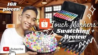 Touch Xiao Gong Ju Markers (168 pieces) Swatching + Lil Review