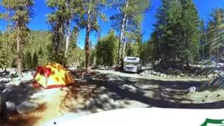 Lodgepole Campground Sequoia and Kings Canyon National Park - 360 Video Virtual Tour 4K