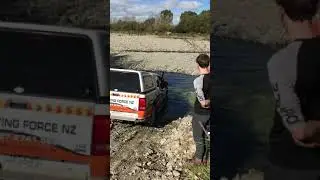 4WD course - River crossing