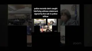 live oak tx records clerk caught falsifying witness statement #corruptionexposed