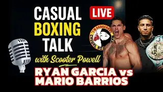 Ryan Garcia vs Mario Barrios LIVE Commentary 🔥 Full Fight Breakdown + Undercard Reactions