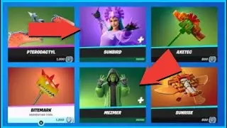 Gameplay with SUNBIRD & MEZMER with their backblings (All Edit Styles) | Fortnite Battle Royal