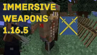 Обзор мода Immersive Weapons для майнкрафт 1.16.5