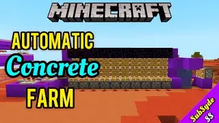 AUTOMATIC CONCRETE FARM TUTORIAL | Minecraft Bedrock 1.16