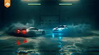 Drift Car 3D Animation | Blender | PAID PROJECT FILE