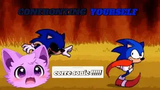 FNF MOD DO CONFRONTING YOURSELF CORRE SONIC !!!!!