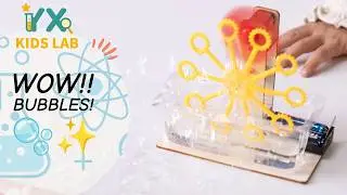 Hand-Crank Bubble Machine 🫧 | Kids Build a Fun Science Toy!