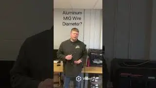 MIG Welding Aluminum Wire Diameter? #tvweld #brentharkness #welding #welder #jccmti #aluminum