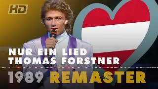 NUR EIN LIED &ndash; THOMAS FORSTNER | Austria 🇦🇹 | Eurovision Song Contest 1989 [HD Remaster]