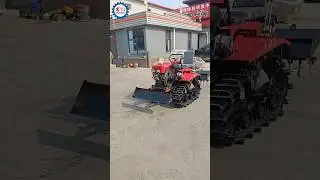 High Chassis Compact Tractor Adaptable to Various Terrains #rotarytiller #tractor #minitractor #farm