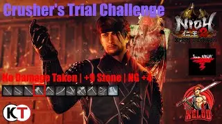 Nioh 2 Axe No-Damage vs Saika Magoichi | Crusher Trials Challenge Run