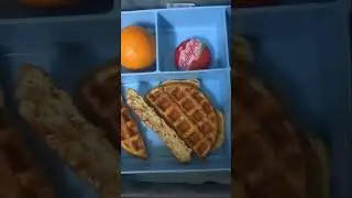 Kids packed lunch ideas when they get bored of sandwiches #highproteinwaffles #lunchbox #ideas #kids