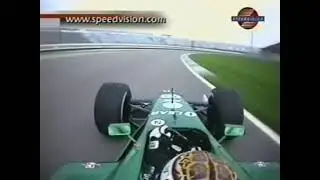 F1 – Eddie Irvine (Jaguar Cosworth V10) Onboard – USA 2001
