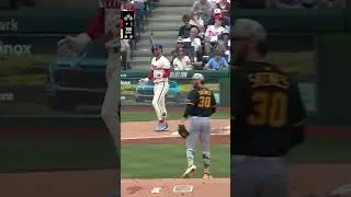 Paul Skenes blows a 100 MPH fastball past Bryce Harper for the K 🔥