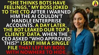 I Exposed My Boss's AI Cover-Up & Got Him Fired 💼 | #OfficeRevenge