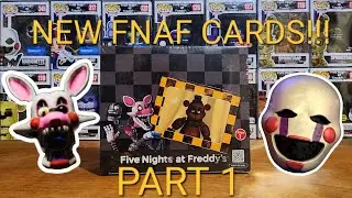 FNAF Figpin Cybercel Trading Cards Hobby Box 20 packs Unboxing Five Nights At Freddys Mangle Foxy