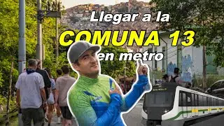 Как добраться до Комуны 13 на метро.