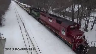 4 Ex. Union Pacific SD90's on Train POED