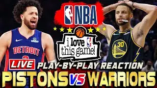 WARRIORS vs PISTONS | Nba Live Score & Commentary by VDKINGS January 23, 2026