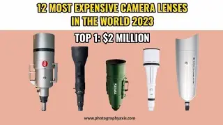 12 MOST EXPENSIVE CAMERA LENSES IN THE WORLD 2023 #2023 #mostexpensivecameralenses #cameralens
