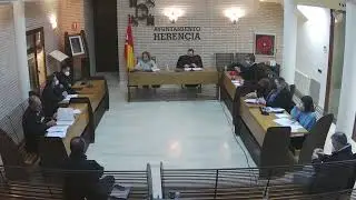 Pleno municipal de Herencia de carácter ordinario correspondiente al 21 de enero de 2021.