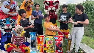 MENEMUKAN ES KRIM AJAIB BOCAH 2 INI BUNCIT ISI BARONGAN MACANAN