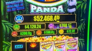 Panda Wicked Wheel 2 Bonus Features Unlocked! Lucky slot machine