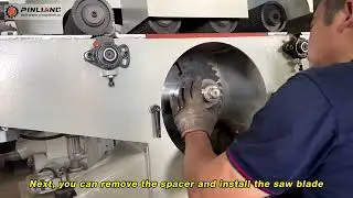 MJ1415 Multi blade saw machine using teaching