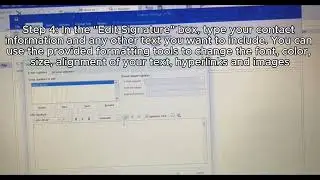 How to set up a custom email signature in Outlook #setup #emailsignature #microsoftoutlooktutorials