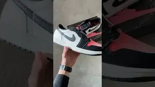 Quick in hand look at the Jordan 1 Retro Low OG PSG Paris Saint-Germain