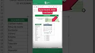 Inserta calendarios en Excel con solo 4 clics. 🧐✅ #excel #exceltips #exceltutorial #excelbasico