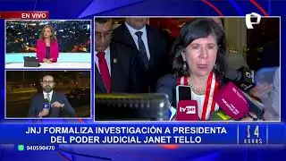 Janet Tello: JNJ abre proceso disciplinario contra presidenta de Poder Judicial