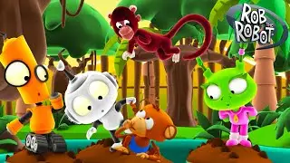 Funky Monkey || Rob the Robot & Friends - Funny Kids TV