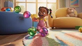 Two Little Toy Marbles Roll Roll Roll | Nursery Rhymes for Kids & Baby Songs