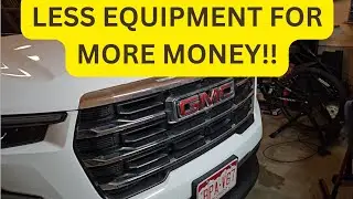2025 GMC ACADIA ELEVATION with LESS EQUIPMENT than 2024 BUT HIGHER PRICE??