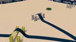 Furusiyya FEI Nations Cup&trade; 2015 - Linz Jump Off Course Animation