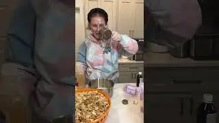 Christmas Crack 6 Cups Rice Chex 6 Cups Golden Grahams 1ish Cups Shredded Coconut 1ish Cups of
