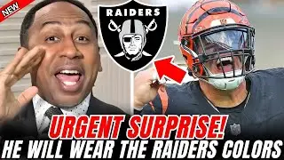 💥🥳URGENT SURPRISE! HE WILL WEAR THE RAIDERS COLORS! MOST EXPECTED ANNOUNCEMENT!