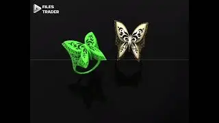 Premium 3D & STL Files: PM 14 Turkish Ladies Rings &ndash; Lot 17 | Jewelry Designers&rsquo; Dream