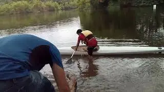 Entrenamiento Kayak K1 Olímpico - Primer abordaje - Lago Espol