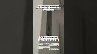 🛑 Split 12.000 BTUs Elgin | Evaporadora n&atilde;o compat&iacute;vel | Arcon Manaus