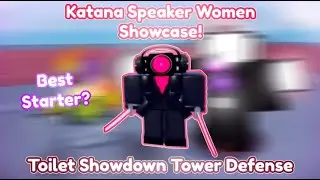 Katana Speaker Women Showcase! - Toilet Superior Tower Defense