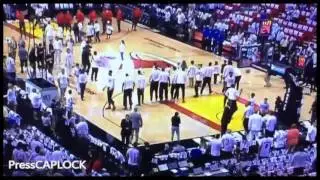 Dwanye Wade Refuses To Stop Shooting During Canadian Anthem | NBA Playoffs 2016